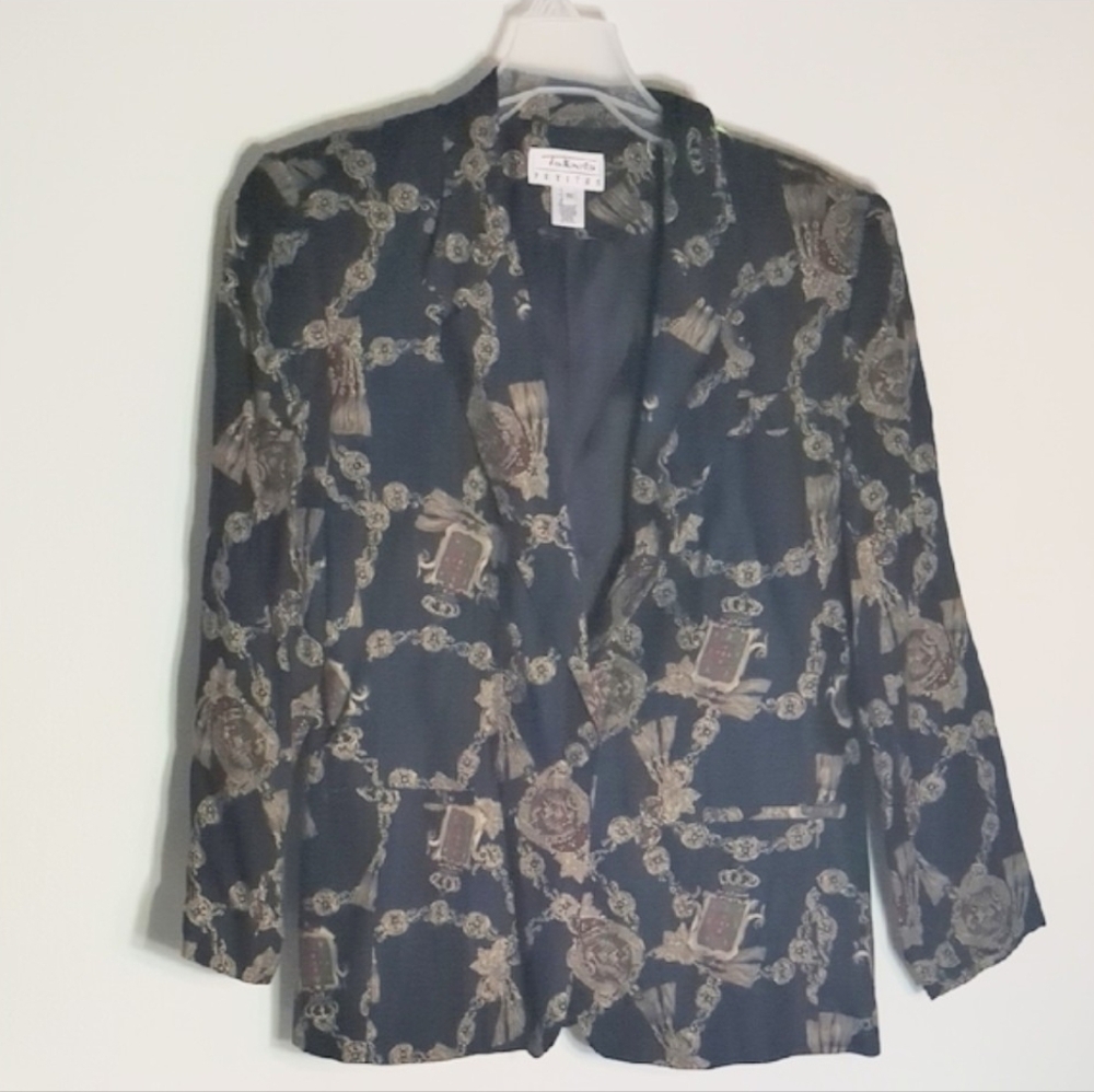Vintage Talbots Womens Blazer Jacket Preppy‎ 80s 90s Quiet Luxury Old Money 10P
